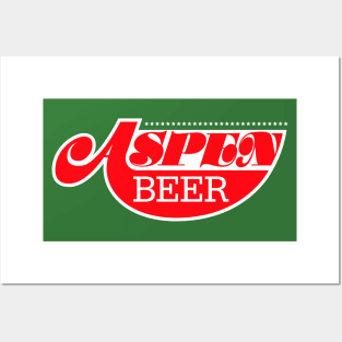 Aspen Beer Red Logo Posters and Art